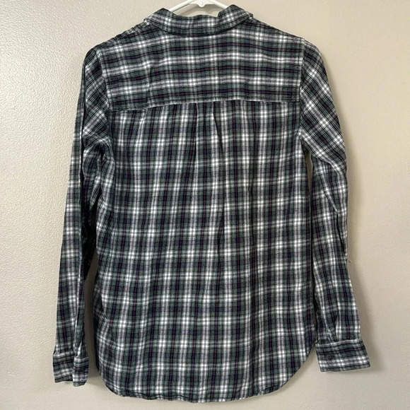Madewell Plaid Flannel Button Down - Picture 3 of 3